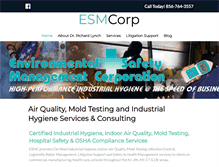 Tablet Screenshot of esmcorp.com